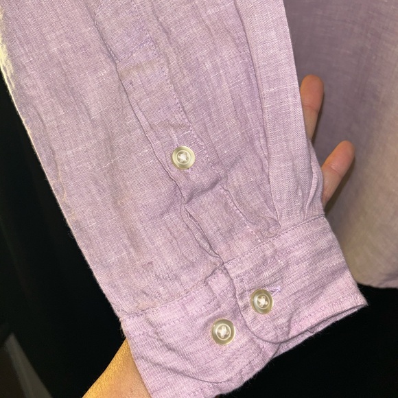 Orvis Men's Light Purple Casual Button-Down Shirt Fly Fishing - Picture 5 of 9